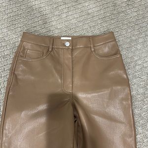 Aritzia leather pants